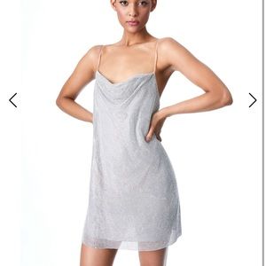 Alice & Olivia harmony crystal dress